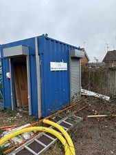 Access Control Cabin Shipping Container Turnstile Gate Pod 8 ft x 10 ft 