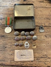 WW2 Medal And Silver ARP Lapel