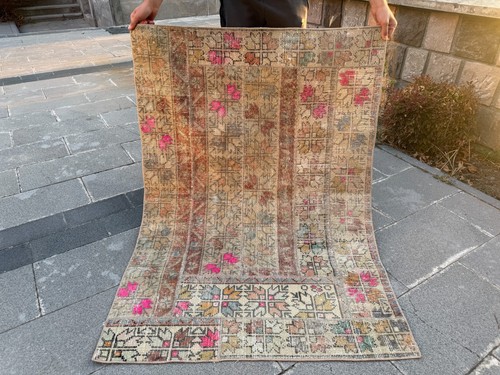 Patchwork turkish rug - turkish, 3.3x4.8