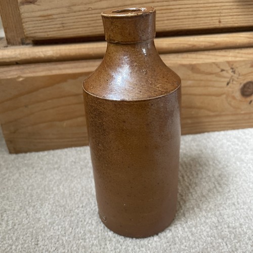 Vintage stoneware pot ink well - stoneware,
