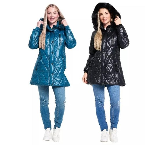 Women hooded winter jacket - winter,