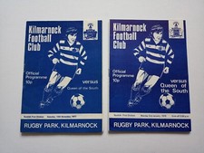 Lot x 2 Kilmarnock v Queen of