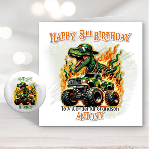 Dinosaur monster truck - dinosaur,