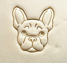 French Bull Dog Face Cookie
