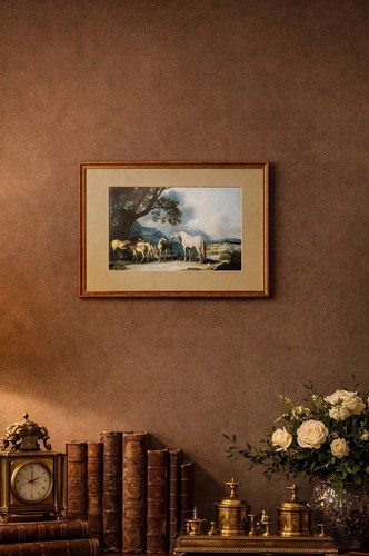 Gallery framed print - , stallion