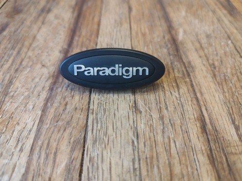 Paradigm speaker grill log