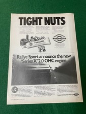 FORD RS RALLYE SPORT SERIES X