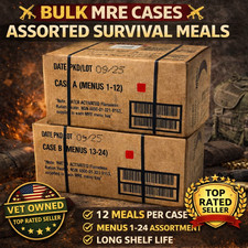 Genuine US Military MRE Case