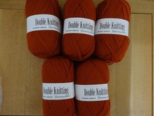 5 x 100g BALLS DOUBLE KNITTING FASHION YARN BY SHEENA ANNE SHADE 820 DYE 23