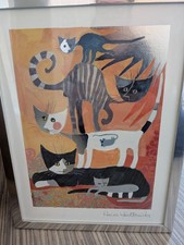 Rare Collectable Rosina Wachtmeister Vintage Framed Print Large. Beautiful
