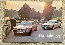 DAIMLER 4.2 V12 SOVEREIGN DOUBLE SIX SALES BROCHURE 1974- British Leyland