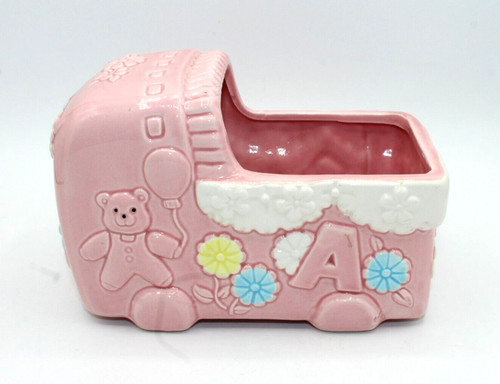 Ceramic nursery pink baby - ceramic,