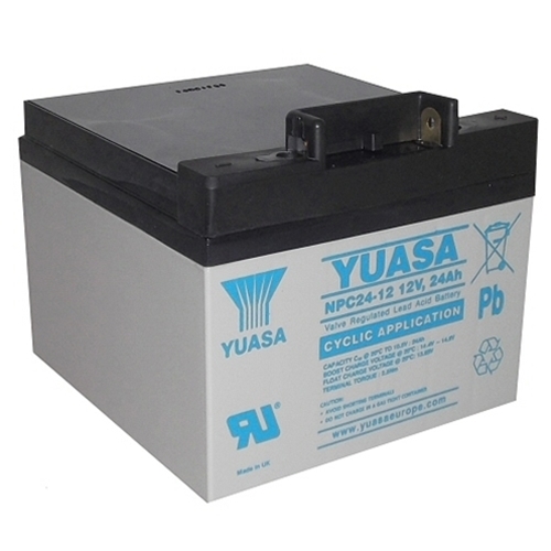Yuasa 12v 24ah hole agm - 24ah, 27
