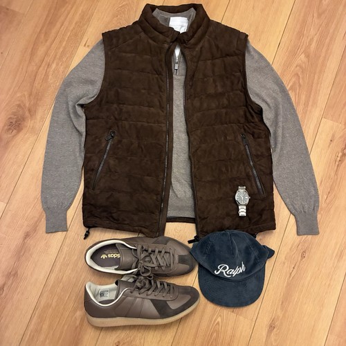 Massimo dutti brown suede - dutti,