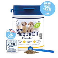 Dental PlaqueOff Powder Dogs