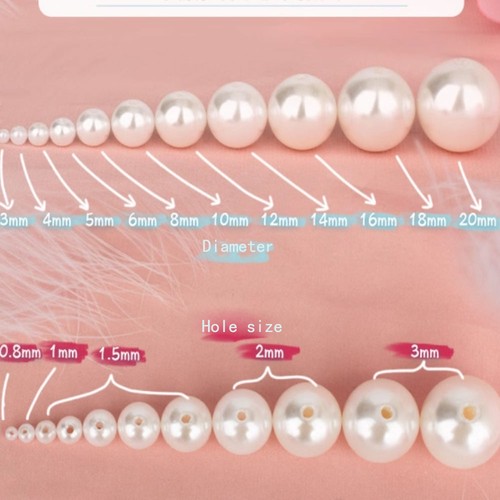 Loose pearls abs beads - loose,