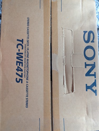 Sony we475 dual stereo - sony, tc-we475