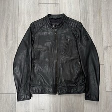 Belstaff V Racer 2.0 Black Size Medium IT 54 / UK 44 / Men’s Leather Jacket