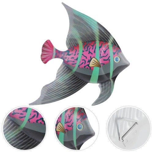 Piece iron fish - iron, wall
