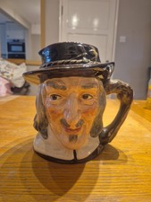 ROYAL DOULTON  Large Character Toby Jug IZAAK WALTON D6404, 1st Quality