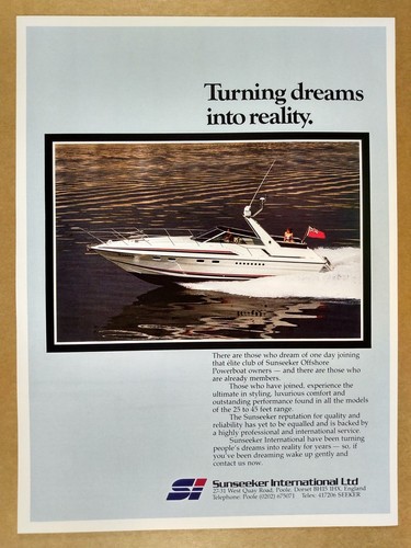 1987 sunseeker offshore - 1987,