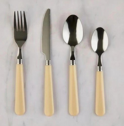 16pc cutlery set warm - cutlery,