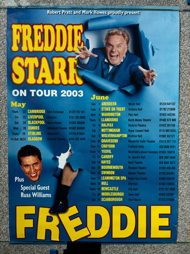 2003 freddie starr - 2003, theatre