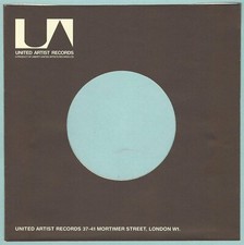 UNITED ARTISTS (brown) - REPRODUCTION RECORD COMPANY SLEEVES - (pack of 10)