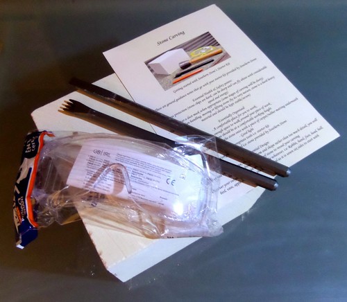 Stone carving starter kit 4 - stone,