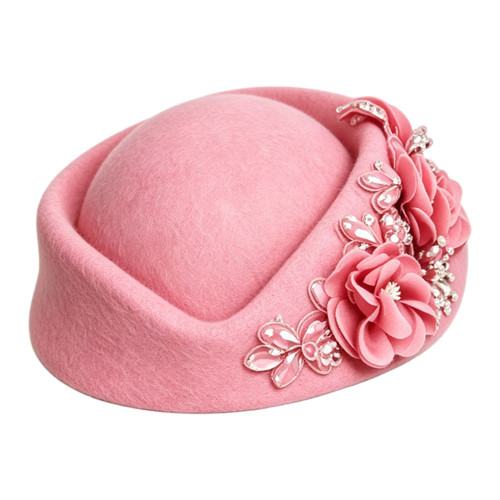 Women felt fascinator - fascinator, hat