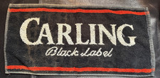 Carling black label bar - black, towel