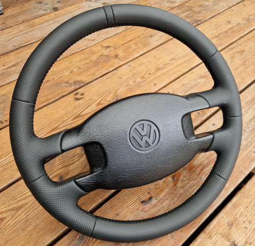New leather steering - leather, for