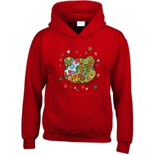 Pudsey Bear Hoody Children In Need 2025 Kids Boys Girls Unisex Gift Xmas Hoodie