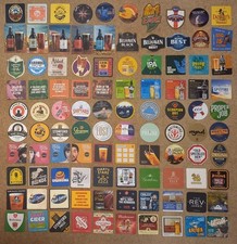 100 Beer Mats all different