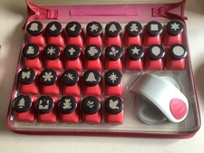 Punch Machine die set for DIY Christmas Crafting Press and punches in carry case