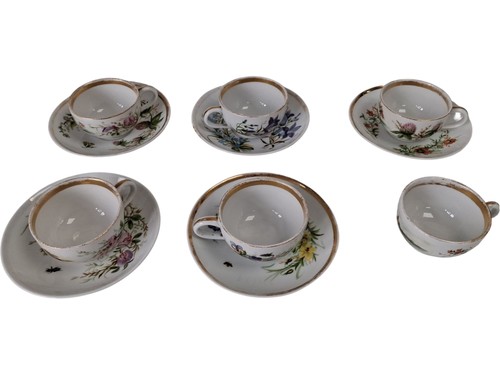 Meissen porcelain tea set - set, with
