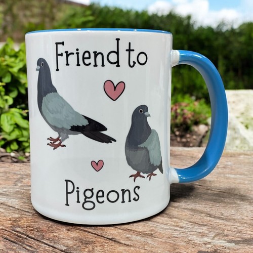 Friend pigeon mug bird - friend, to