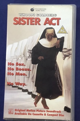 Sister act vhs video whoopi - sister,