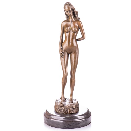 Bronze sculpture female - of, a