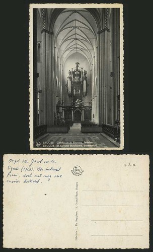 Belgium old postcard bruges - postcard,