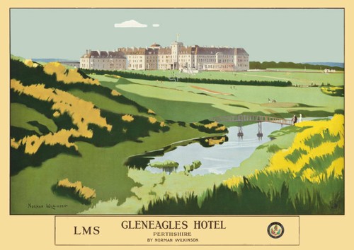 Vintage railway poster - vintage,