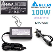 Laptop Charger High-Power Model - 5V/3A, 9V/3A, 15V/3A, 20V/5A (100W) + Cable