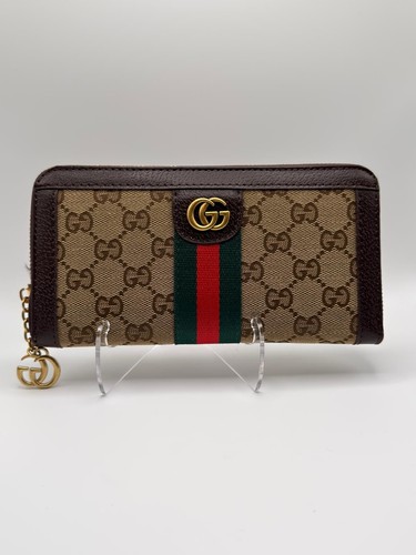 Gucci monogram canvas zip - gg,