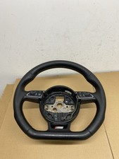 AUDI A3 8V 13-16 S LINE LEATHER MULTIFUNCTION STEERING WHEEL 8V0419091R