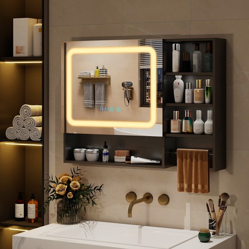 Led bathroom mirror cabinet - led,
