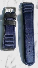 Dark Blue Military Style Original Vintage Replacement Watch Strap