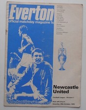 Everton v Newcastle United    24-10-1970. FORD ESCORT MARK 1 ADVERT