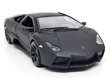 Burago 1/24 - Lamborghini Reventon Matt Black Supercar Diecast Scale Model Car