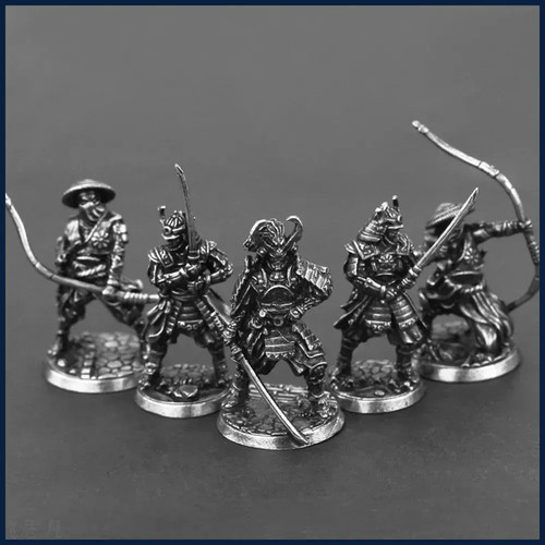 Vintage copper samurai - samurai, soldier