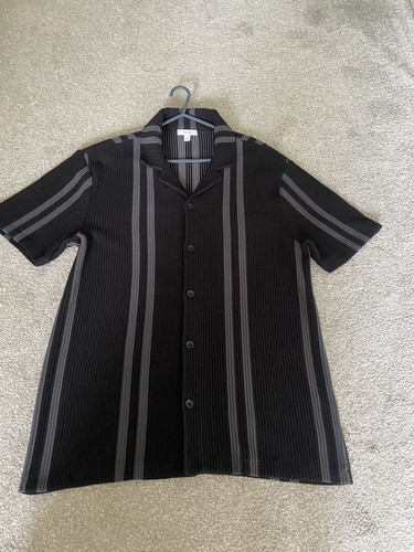 Men black grey stripe - grey,